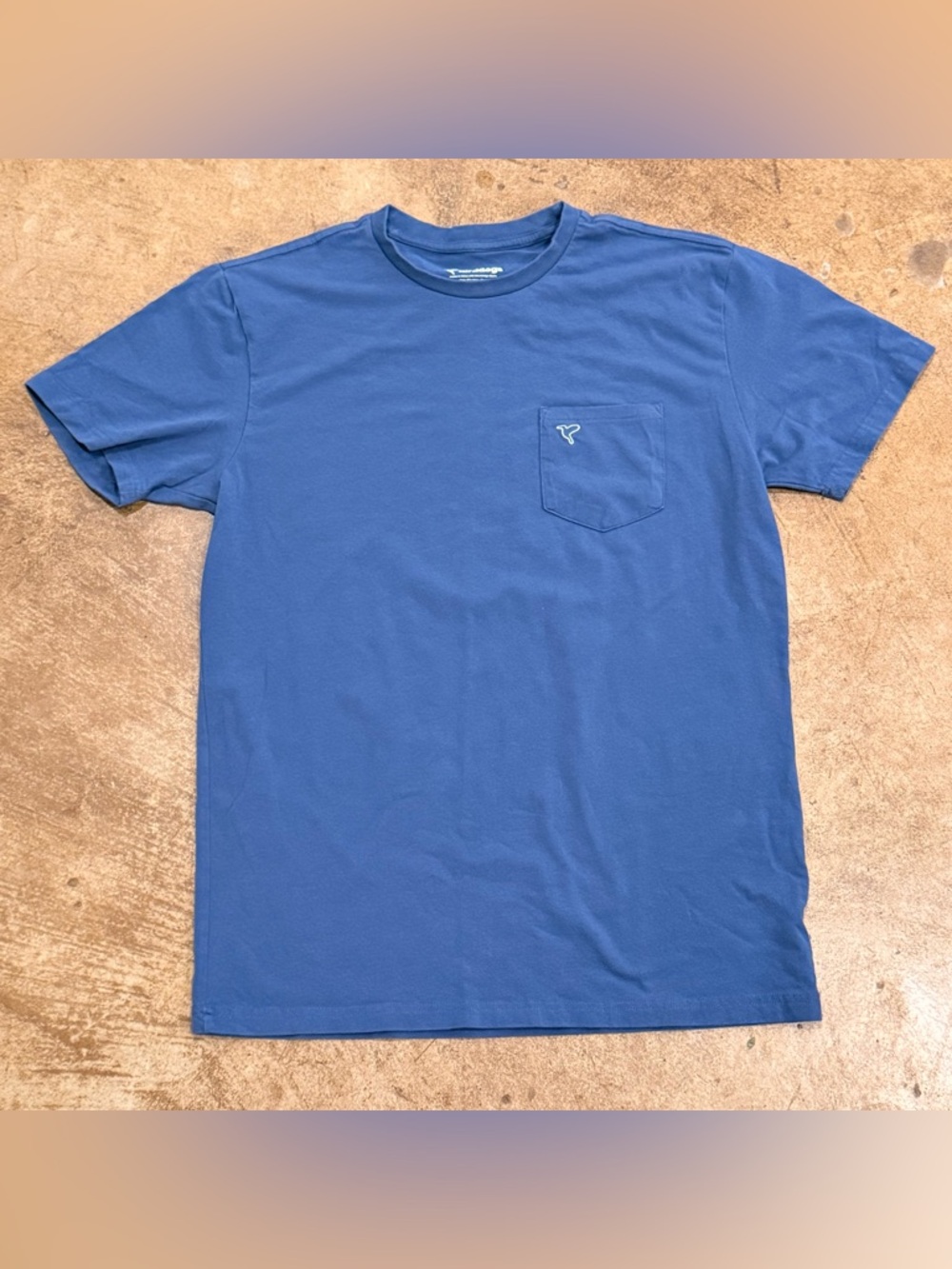 Birddogs short Sleeve Pocket T Shirt Blue M Mens Crew Neck Logo